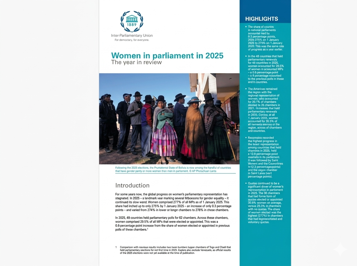 Women in Parliament in 2025