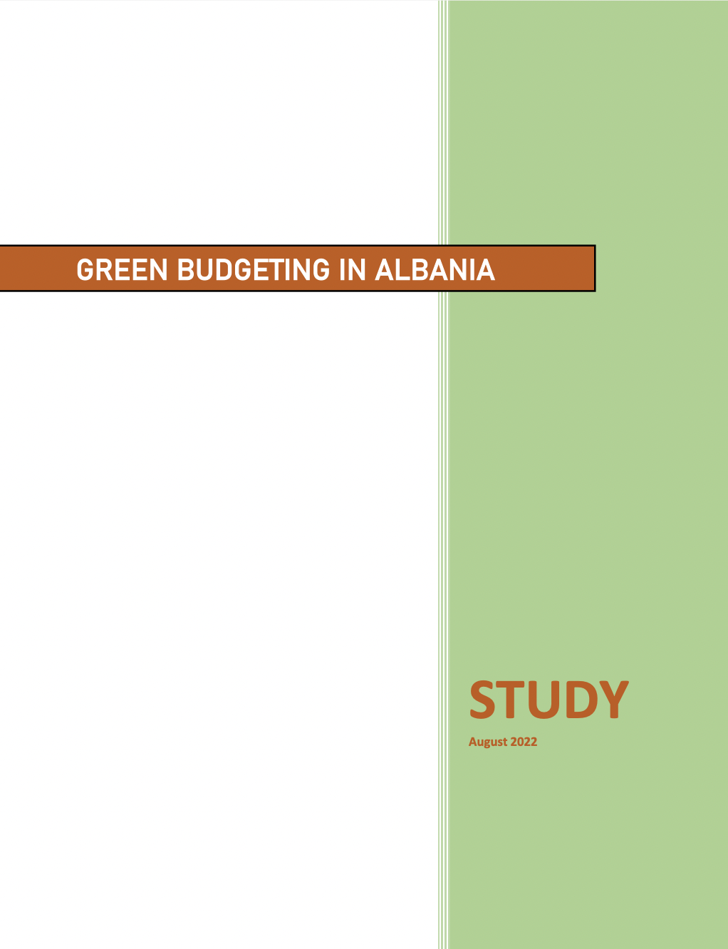 WFD monitors the Green Budgeting in Albania