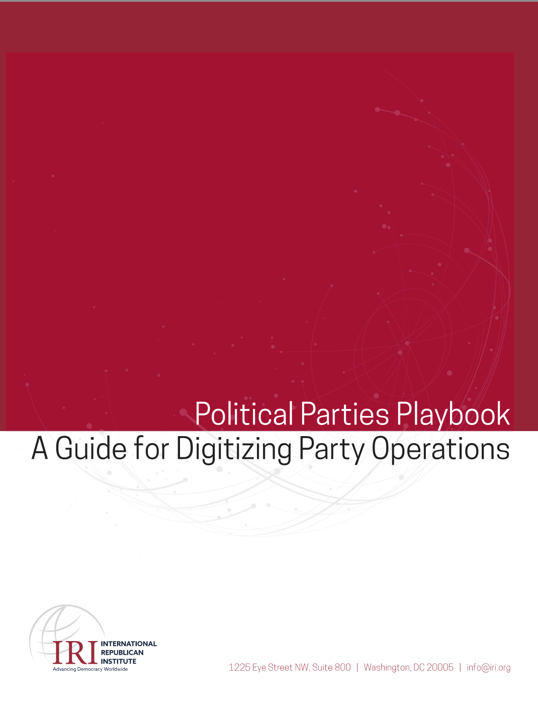 Political Parties Playbook: A Guide for Digitizing Party Operations