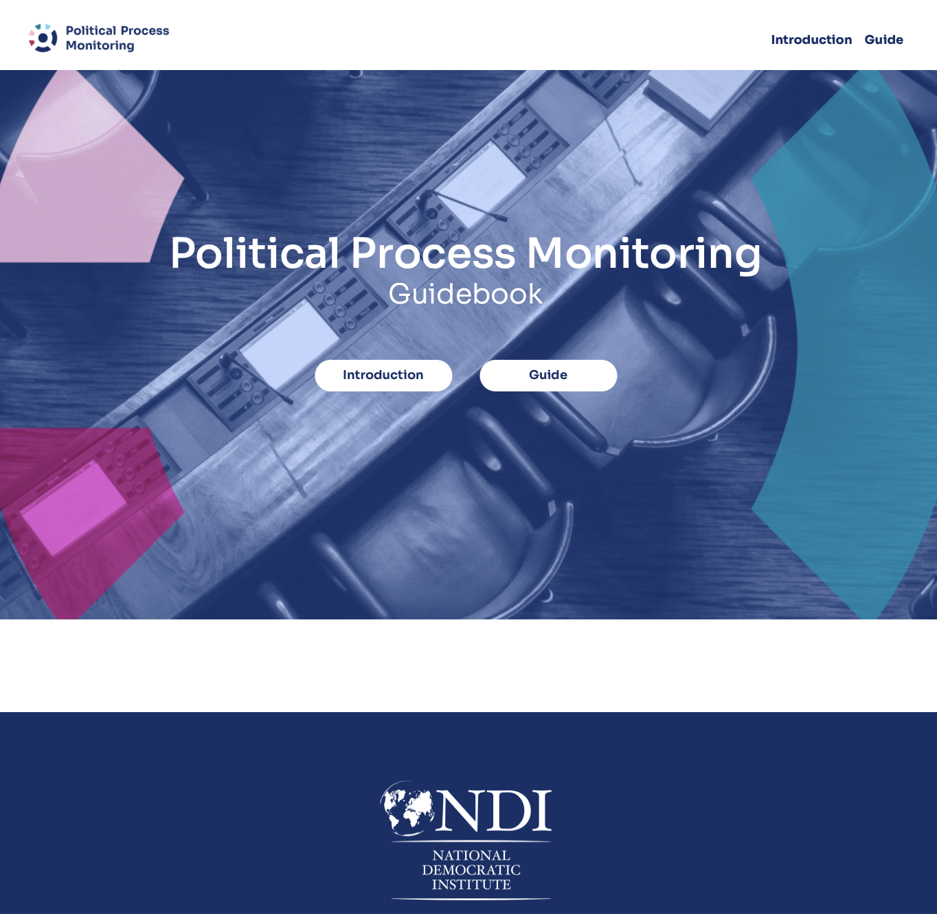 Political Process Monitoring Guidebook