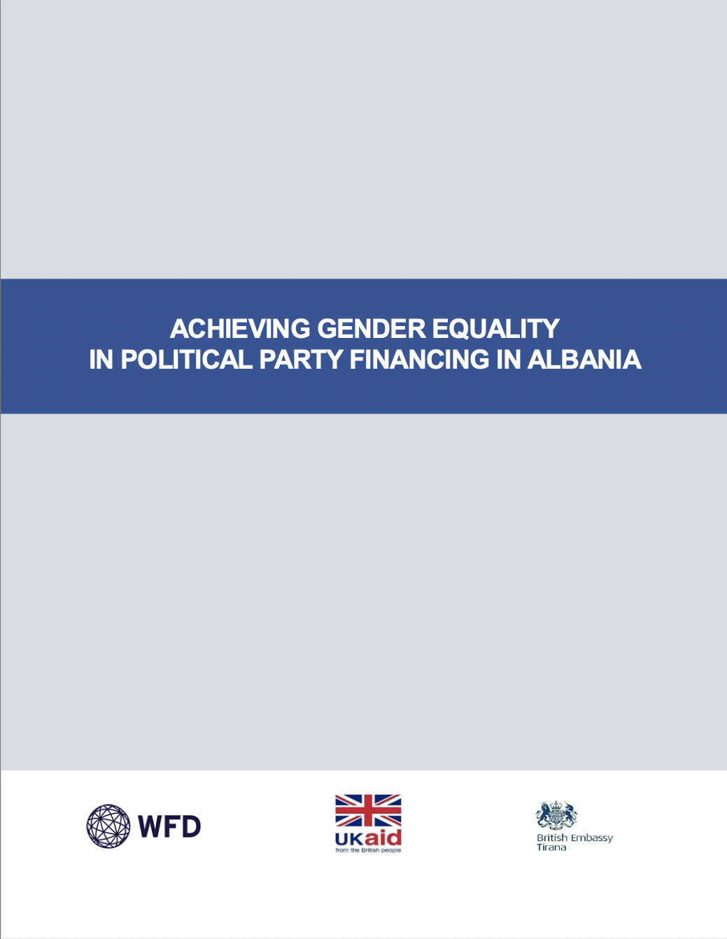 Achieving gender equality in political party financing in Albania