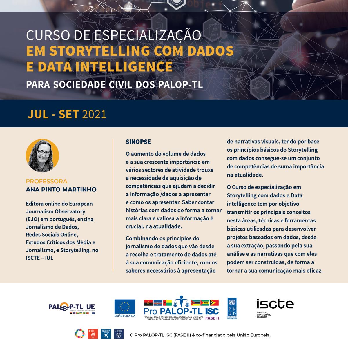 “Especialização em Storytelling com Dados e Data Inteligence"