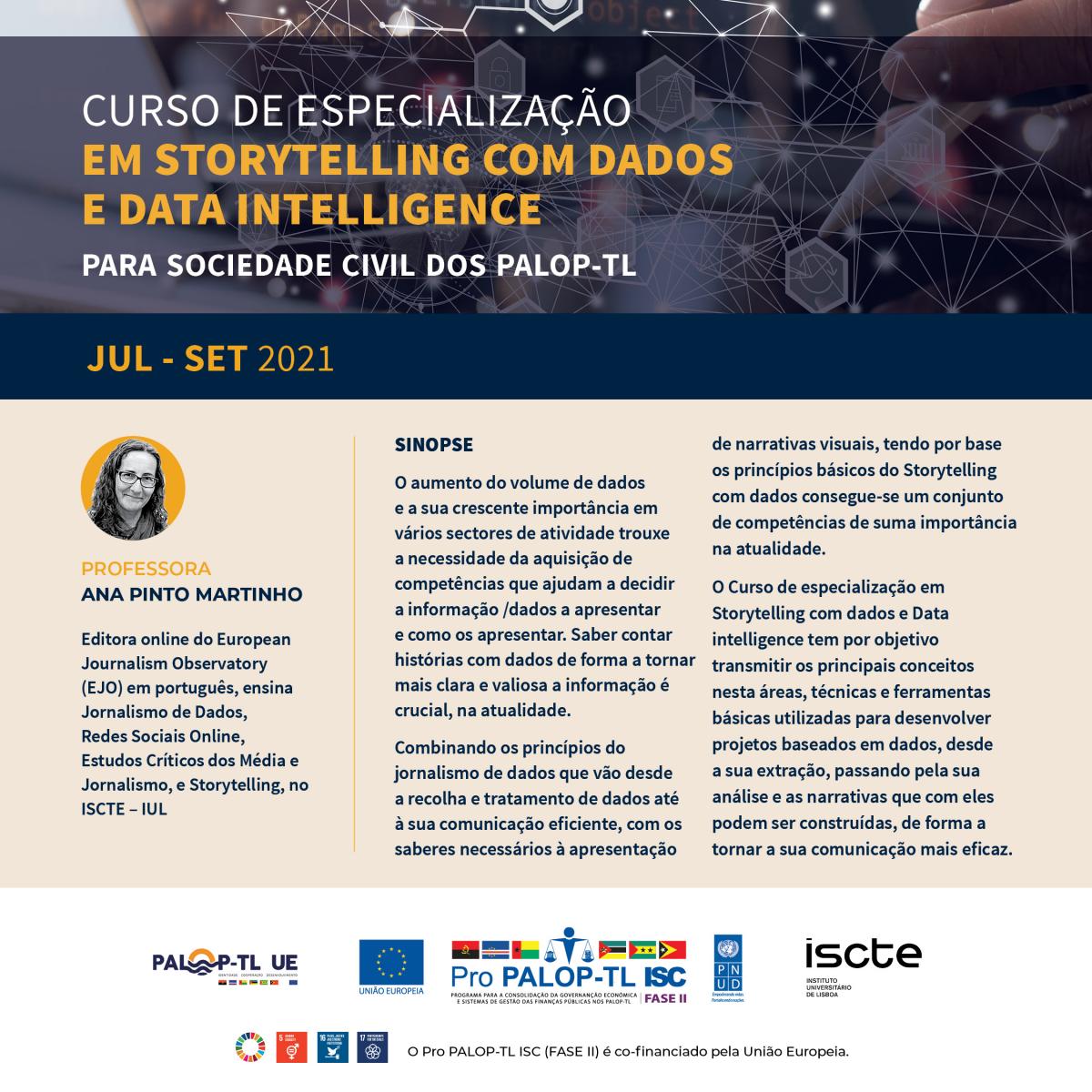 “Especialização em Storytelling com Dados e Data Inteligence"