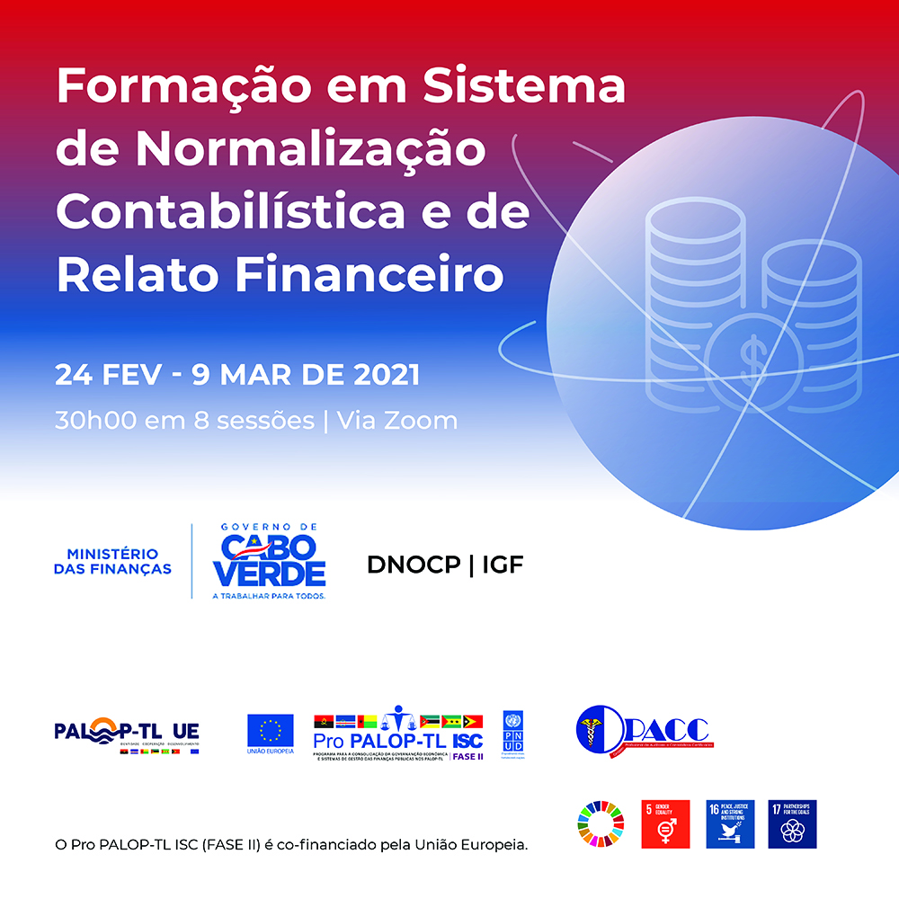 Ministério das Finanças de Cabo Verde em formação sobre o Sistema Nacional de Contabilidade e Relato Financeiro