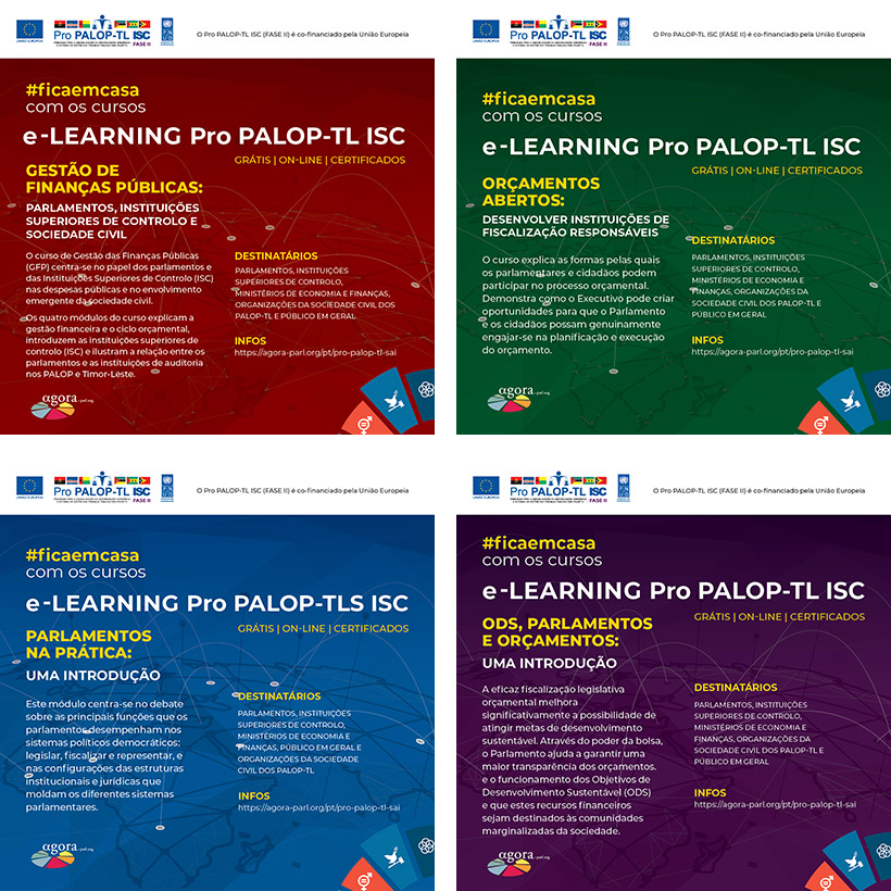 Cursos e-learning Pro PALOP-TL ISC 