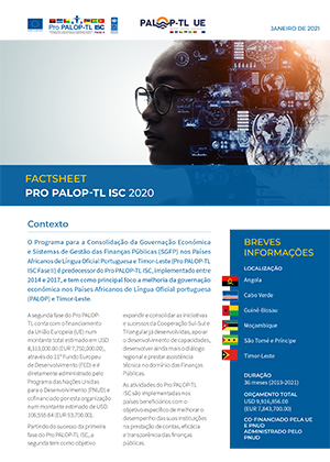 Fact Sheets Pro PALOP-TL ISC 2020