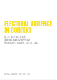 Electoral Violence in Context