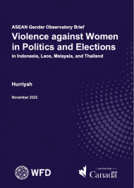 Violence Against Women in Politics and Elections 
