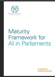 Maturity Framework for AI in Parliaments