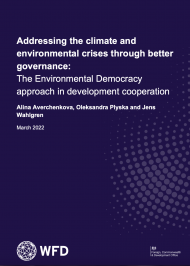 Addressing the climate and environmental crises through better governance: The Environmental Democracy approach in development cooperation
