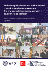 Addressing the climate and environmental crises through better governance: The environmental democracy approach in development co-operation
