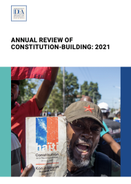 ANNUAL REVIEW OF CONSTITUTION-BUILDING: 2021