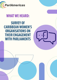 SURVEY OF CARIBBEAN WOMEN’S ORGANISATIONS ON THEIR ENGAGEMENT WITH PARLIAMENTS