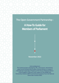 The Open Government Partnership: A How-To Guide for Members of Parliament