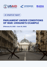 PARLIAMENT UNDER CONDITIONS OF WAR: UKRAINE’S EXAMPLE. AN EMPIRICAL REPORT