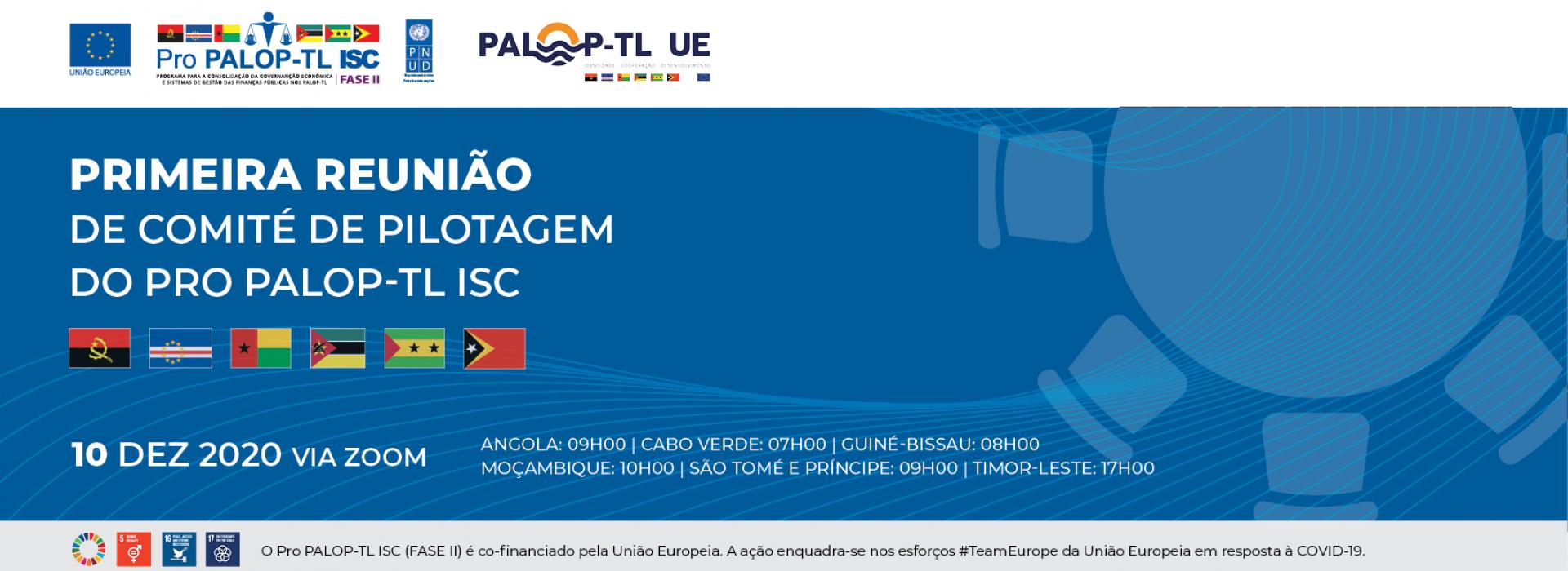 1º Comité de Pilotagem do Pro PALOP-TL ISC (FASE II)